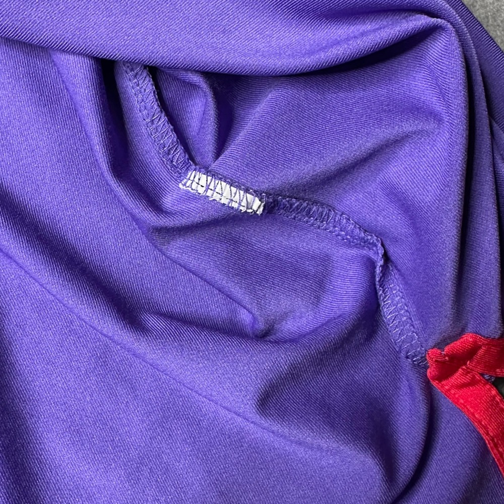 Greyson Polo Shirt Mens XL Purple Short Sleeve Performance Golf Wolf Logo - Picture 6 of 11